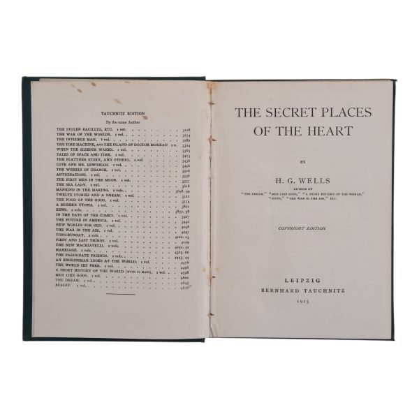 COLLECTION OF BRITISH AUTHORS, Tauchnitz Edition, 1863, Bernhard Tauchnitz (Leipzig), 11x15 cm...