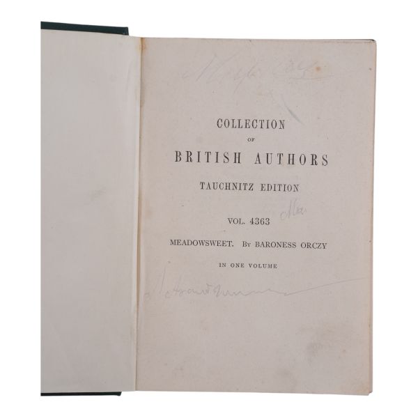 COLLECTION OF BRITISH AUTHORS, Tauchnitz Edition, 1863, Bernhard Tauchnitz (Leipzig), 11x15 cm...