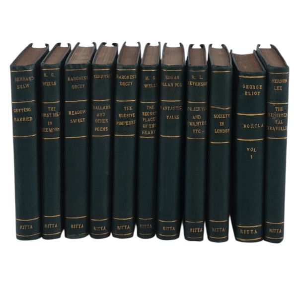 COLLECTION OF BRITISH AUTHORS, Tauchnitz Edition, 1863, Bernhard Tauchnitz (Leipzig), 11x15 cm...