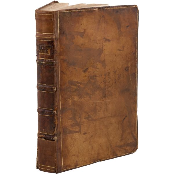 HISTOIRE DES TURCS (2 cilt takım + 2. cilde ilave edilmiş ekler), Laonikos Chalkokondyles, (editörler: Thomas Artus & Sieur d´Embry), 1650, Chez Sebastien Cramoisy & Gabriel Cramoisy, Paris, cilt 1: 907+28 sayfa - cilt 2: 196+12+89+4+273+4+116+4 sayfa, 24x37 cm...