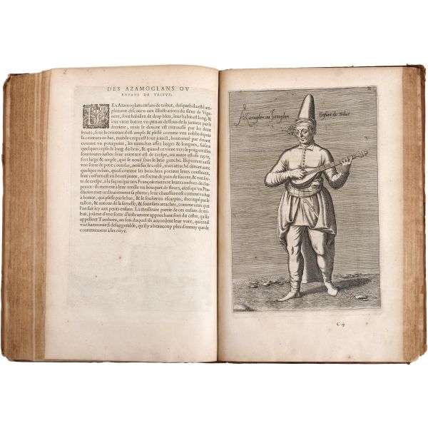 HISTOIRE DES TURCS (2 cilt takım + 2. cilde ilave edilmiş ekler), Laonikos Chalkokondyles, (editörler: Thomas Artus & Sieur d´Embry), 1650, Chez Sebastien Cramoisy & Gabriel Cramoisy, Paris, cilt 1: 907+28 sayfa - cilt 2: 196+12+89+4+273+4+116+4 sayfa, 24x37 cm...