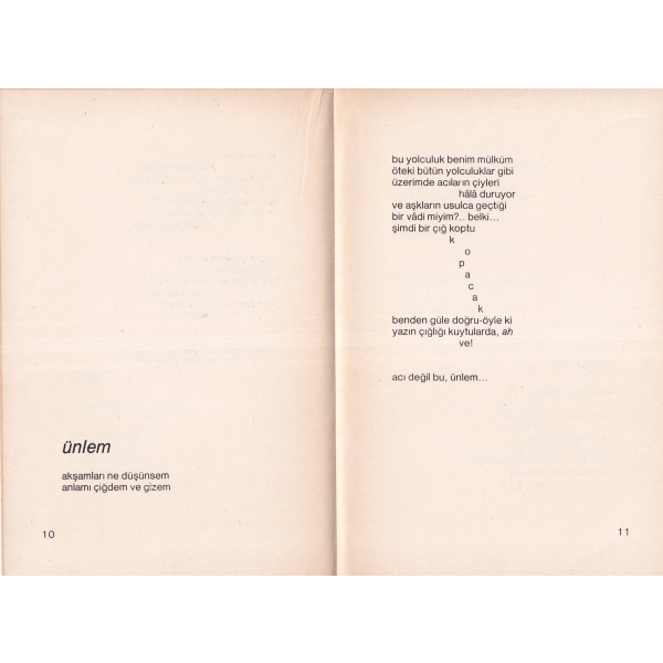 Gizemli Şiirler, Hilmi Yavuz'dan Turgay Gönenç'e imzalı ve ithaflı, İlk Baskı, 1984.