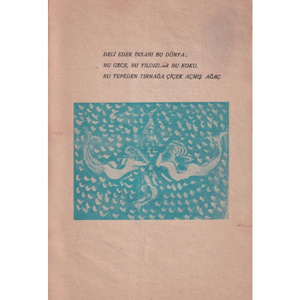 Vazgeçemediğim, Orhan Veli, İlk Baskı, 1945, Marmara Kitabevi, 10 sayfa, 17x22 cm