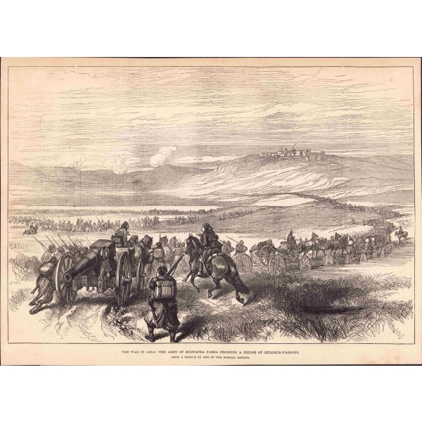 Osmanlı dönemi gravür, Türk - Rus Savaşı, 1877, 