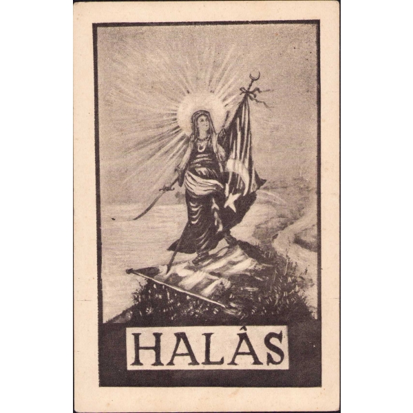 Kurtuluş Savaşı - Milli Mücadele propaganda kartı