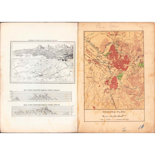 Orta Atlas, birinci baskı, Milli Eğitim Basımevi, İstanbul, 1947, 32 harita mevcut, 20x27 cm