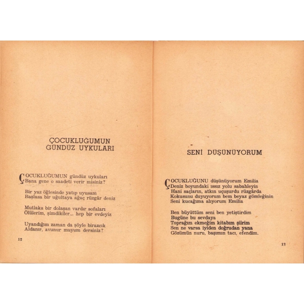 Telgrafhane - Şiir-, Melih Cevdet Anday, İlk baskı, 1952, resimleyen Bedri Rahmi Eyüboğlu