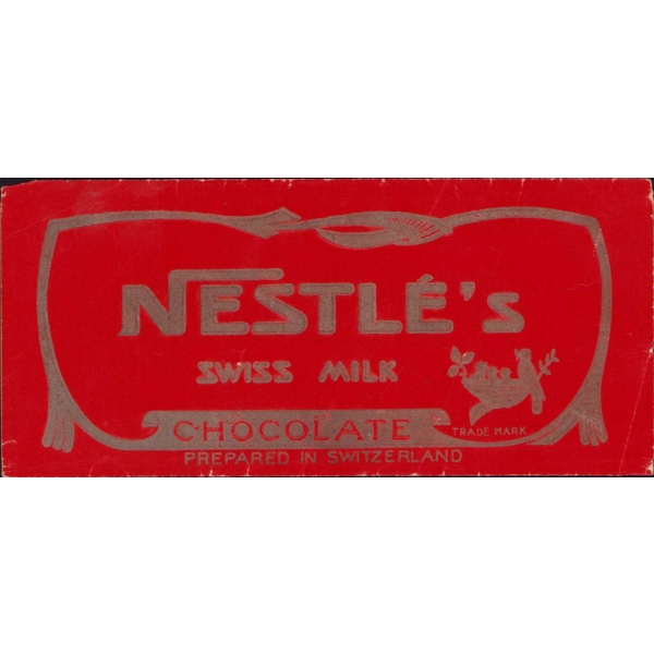 Nestle Swiss Milk Çikolata paketi, 14x6 cm