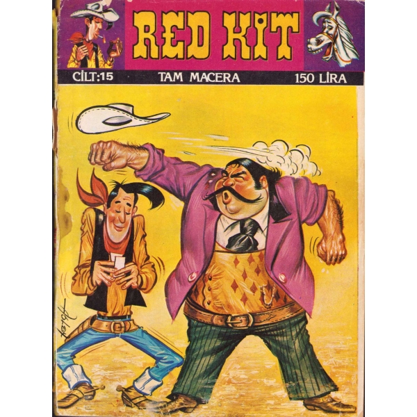 Red Kit Tam Macera Cilt 15, Er-Tu Matbaa, İstanbul, 1984, 96 sayfa, 13x18 cm