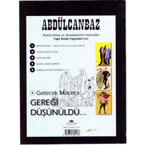 Hanım Sütüyle Kaymak No. 5, Abdülcanbaz Ivrhan, Yapı Kredi Yayınları, İstanbul, 1999, 18 sayfa, 21x28 cm