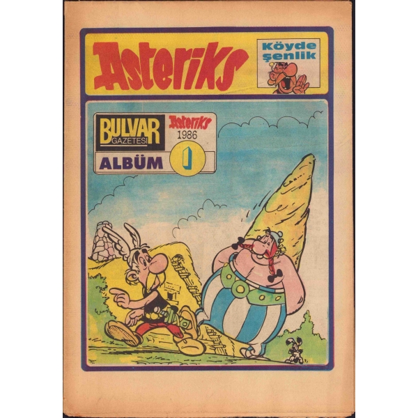Asteriks - Köyde Şenlik, Bulvar Gazetesi, Albüm I, 40 sayfa, 20x28 cm