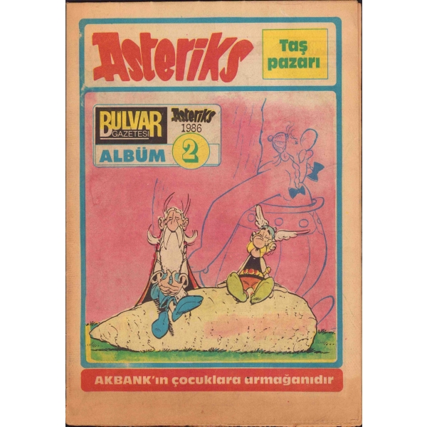 Asteriks - Taş Pazarı, Bulvar Gazetesi, Albüm I, 40 sayfa, 20x28 cm