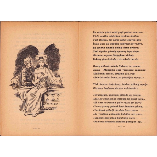Oğuz Destanı ve İki Masal, Hıfzı Tevfik Gönensay, Çocuk kitabı, 1948, 28 sayfa