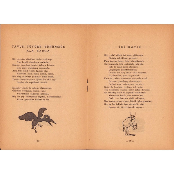 La Fontaine'nin Masalları II. kitap, Çeviren Orhan Veli Kanık, 1948, 30 sayfa