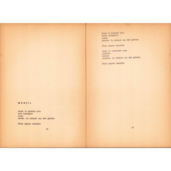 Çırak Aranıyor, Şiir, Refik Durbaş'dan imzalı ve ithaflı, ilk baskı 1978, 91 sayfa