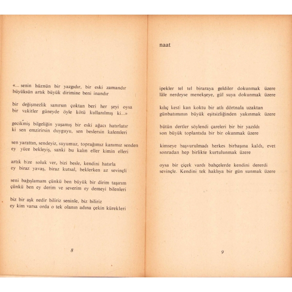 Divan, Şiir, Turgut Uyar, ilk baskı 1970, 87 sayfa