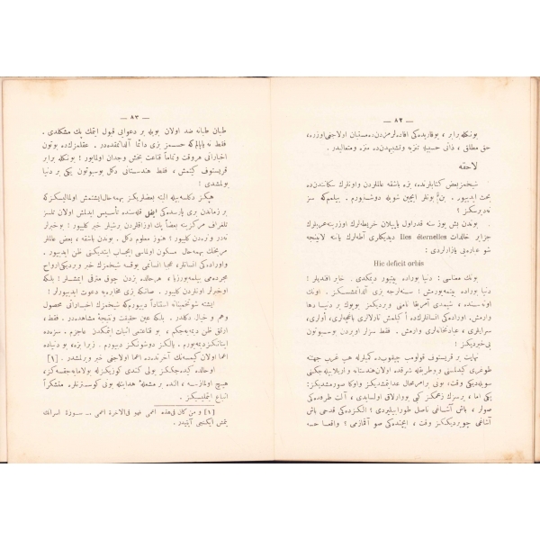 Osmanlıca Şeyh-i Ekberi Niçin Severim, Mehmed Ali Ayni,  1341,  87+1 sayfa, ÖZEGE; 18918, 20x14 cm