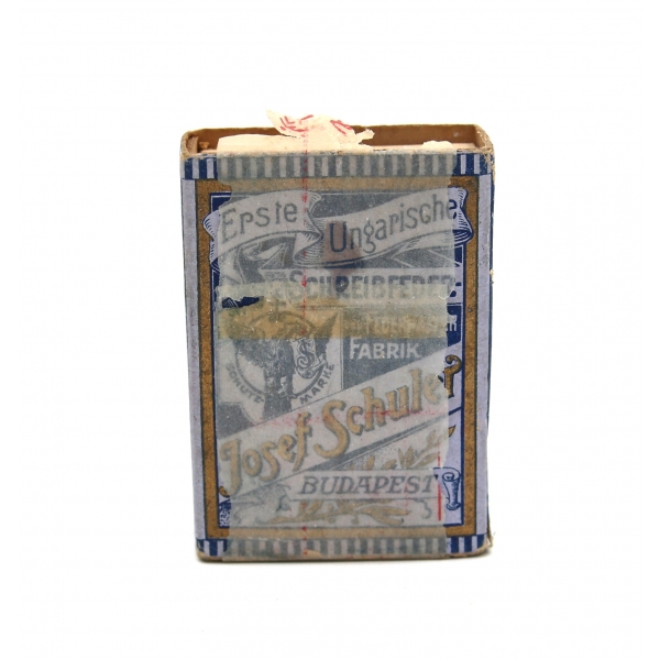 Osmanlı dönemi Josef Schuler marka açılmamış kutusunda hattatlar için divit ucu, 3x5x1 cm