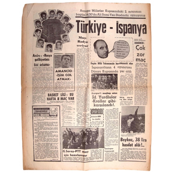 Adalet Gazetesi, Yassıda Çirkin Bir Subay Menderes'i Tekme Tokat Dövüyordu, 1 Şubat 1967, 8 sayfa, 45x60 cm