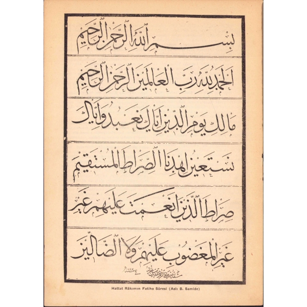 Hattat Mustafa Rakım Efendi 1757-1826, Prof. Dr. Süheyl Ünver, 4 sayfa, kapak ayrı vaziyette, 17x25 cm