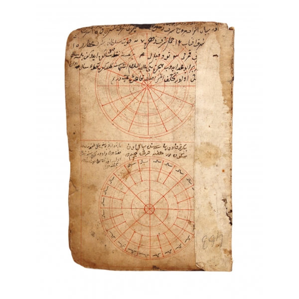 Osmanlıca Ruzname, 1001 tarihli, 5 varak, haliyle, 12x18 cm