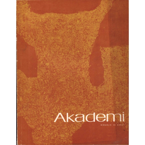 Akademi Mimarlık ve Sanat -Dergi-, Sayı 2, 1964, 50 sayfa, 30x24 cm