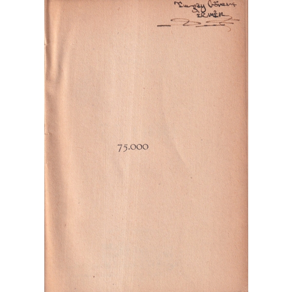 75000 -Hikayeler- Anton Çehov, Çeviren Hasan Ali Eldiz, 1955, 90 sayfa