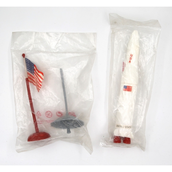 Plastik United State roket takımı, 18x2 cm