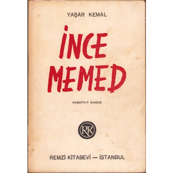 İnce Memed, Yaşar Kemal, 1960, 410 sayfa