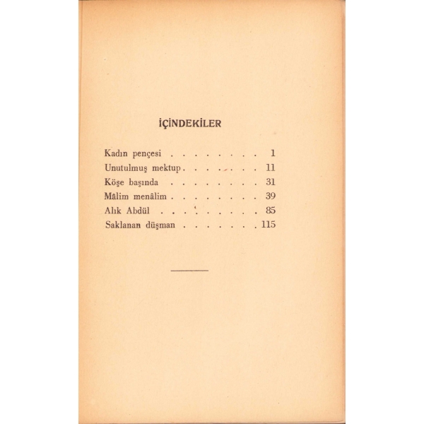 Kadın Pençesi -Hikayeler-, Halid Ziya Uşaklıgil, 1939, 131 sayfa