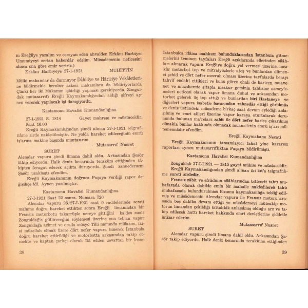 Öl, Esir Olma İstiklal Savaşında, Nurettin Peker, 1966, 176 sayfa