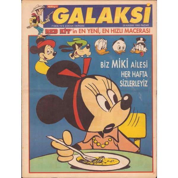 Galaksi - çocuk dergisi, Milliyet Gazetesi tarafından çıkarılmaktadır. 29 Kasım 1922, 10 sayfa, 26x34 cm