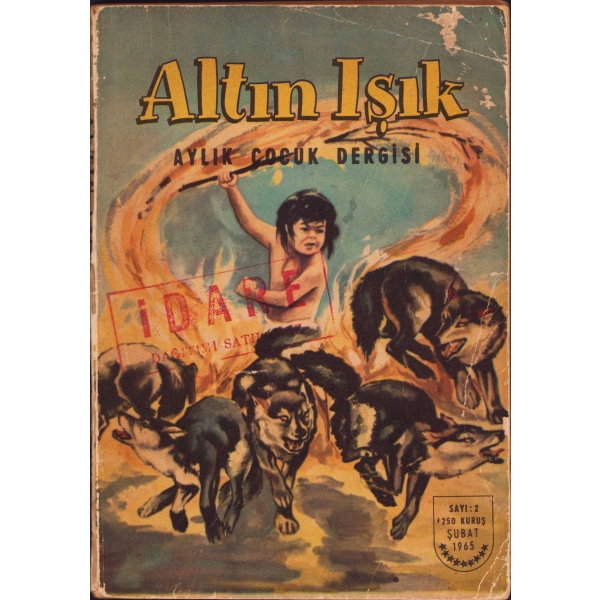 Altın Işık - aylık çocuk dergisi, Sayı:2, Şubat 1965, 128 sayfa, 12x18 cm