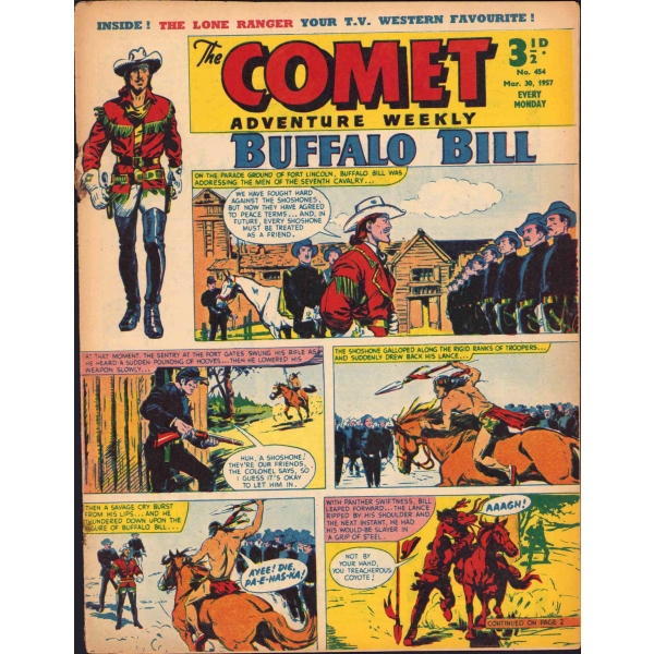 The Comet Adventure Weekly, Mart 1957, 16 sayfa, 18x22 cm