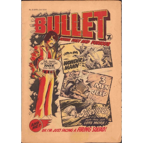 Bullet, Nisan 1976, İngilizce, arka kapak bir kenar yok, 35 sayfa, 21x30 cm