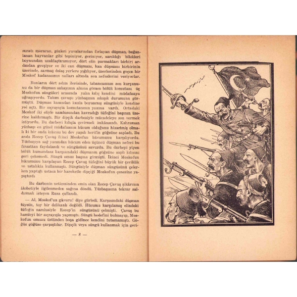 Şanlı Pilevne, Ratip Tahir Burak'dan ithaflı ve imzalı, Ankara 1950, kapak kopuk, haliyle, 223 sayfa