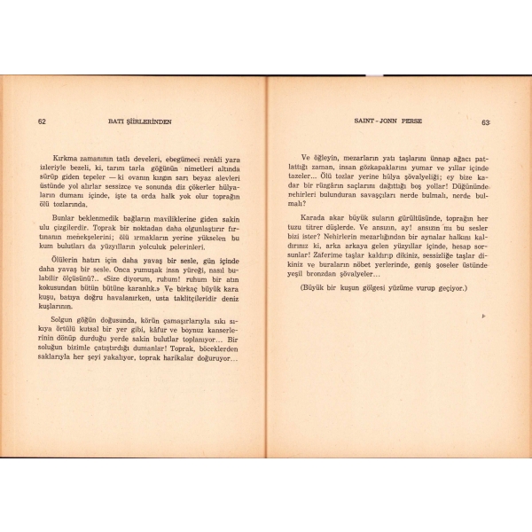 Batı Şiirlerinden, Sezai Karakoç, 1976, 91 sayfa