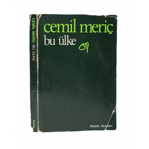 Bu Ülke, Cemil Meriç, İletişim Yayınları, 1985, 285 sayfa, 18x13 cm