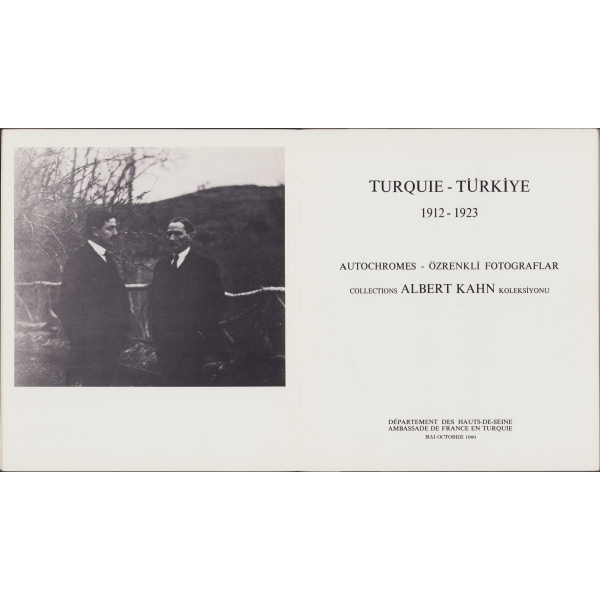 Turquie - Türkiye 1912-1923, Autochromes - Özrenkli Fotoğraflar, Albert Kahn Koleksiyonu, 63 sayfa, 24x21 cm