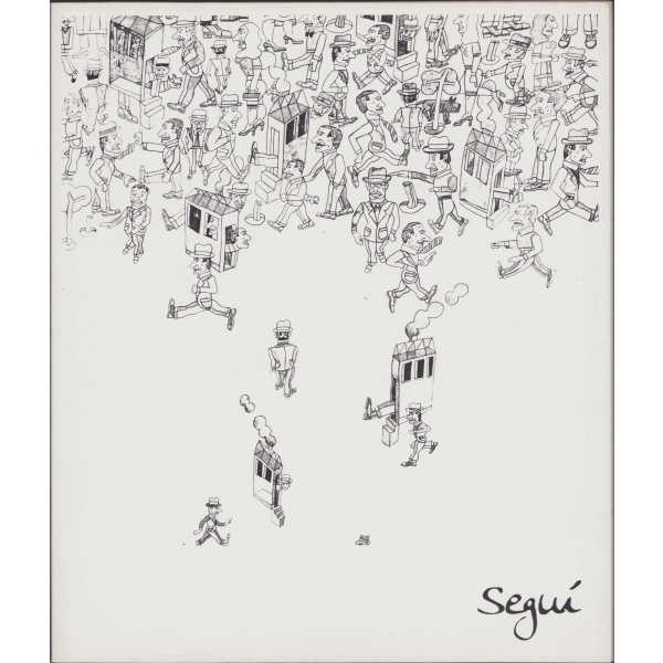 Segui, Sergi Kataloğu - 3 Aralık 2005 - 7 Ocak 2016 tarihleri arasında Dirimart'ta düzenlenen Antonio Segui sergisi için 1000 adet adet basılmıştır, 47 sayfa, 27x22 cm