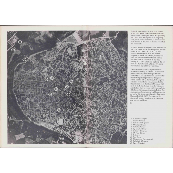 Edirne, Argun Dündar, The Aga Khan Award for Architecture, 1983, 34 sayfa, 21x14 cm