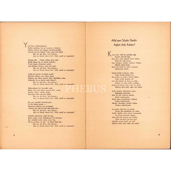 Herboydan - Dünya Şiirinden Seçmeler, Can Yücel, kapak resmi Fikret Otyam, Ankara 195767 sayfa, 16x23 cm