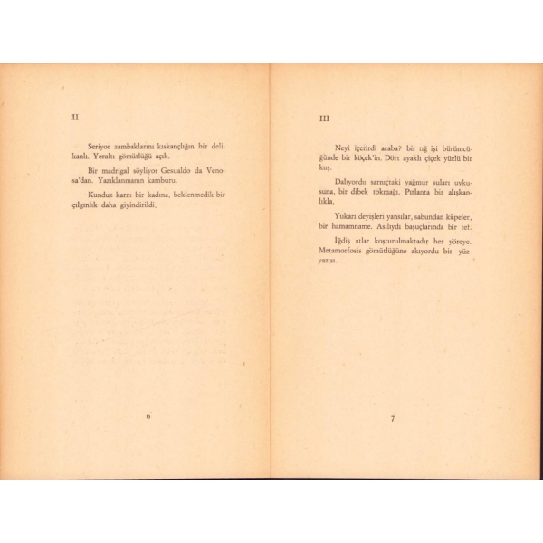 Ortodoksluklar, Ece Ayhan, De Yayınları, 31 sayfa, 1968, 13x20 cm