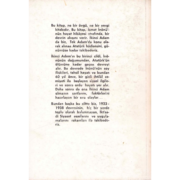 İkinci Adam -III Cilt-, Şevket Süreyya Aydemir'den imzalı ve ithaflı, Remzi Kitabevi, İkinci Baskı, 1966, 13x19 cm