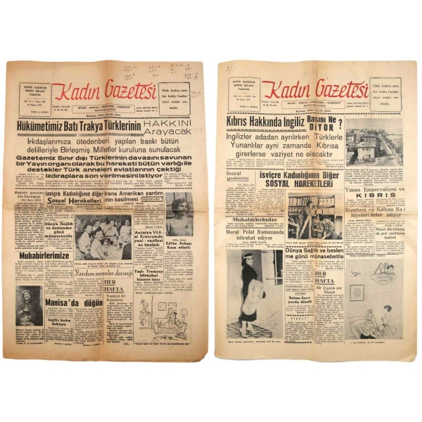 Kadın Gazetesi, 13 / 20 Nisan 1957, 
