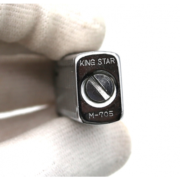 King Star M705 çakmak, çakmak taşı boşa dönüyor, 6x1 cm