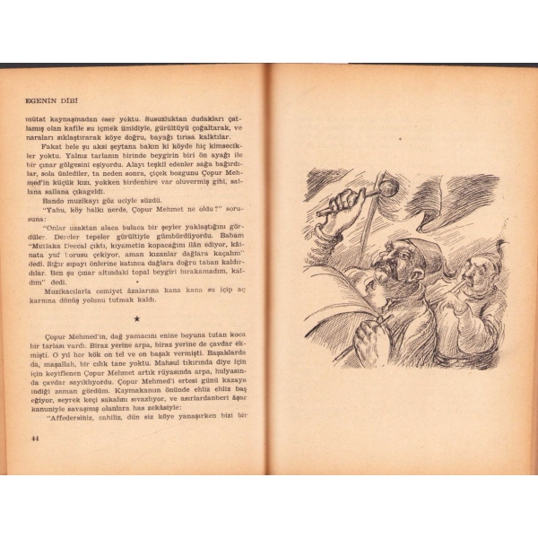 Halikarnas Balıkçısı'ndan Ege'nin Dibi, İlk Baskı, Cevat Şakir Kabaağaçlı, Yeditepe Yayınları, 1952, 77 sayfa, 13x18 cm