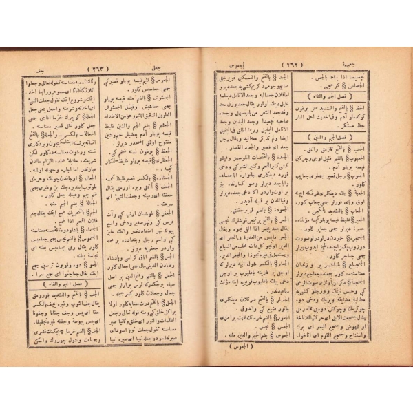 Muslihuddin Mustafa'nın Arapça-Türkçe Meşhur Sözlüğü: Ahter-i Kebir, Arif Matbaası, 1321 tarihli, 1204 sayfa, 13x20 cm
