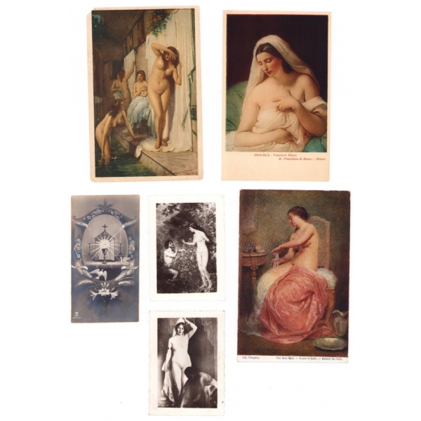 Din temalı fotokart lotu, 5 adet, muhtelif ebatlarda