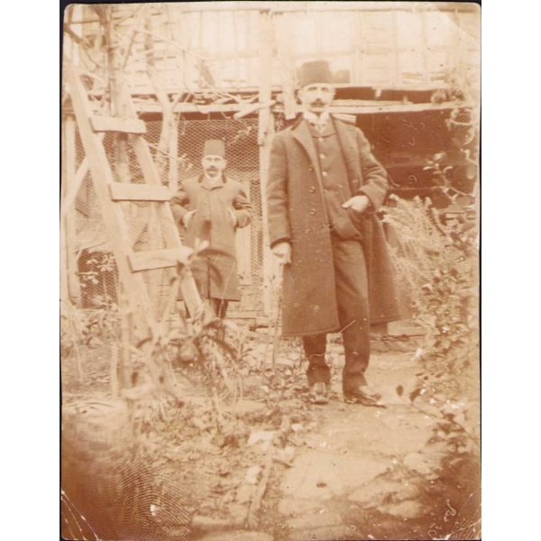 Osmanlı dönemi hatıra fotoğrafı, 1905, 8x11 cm